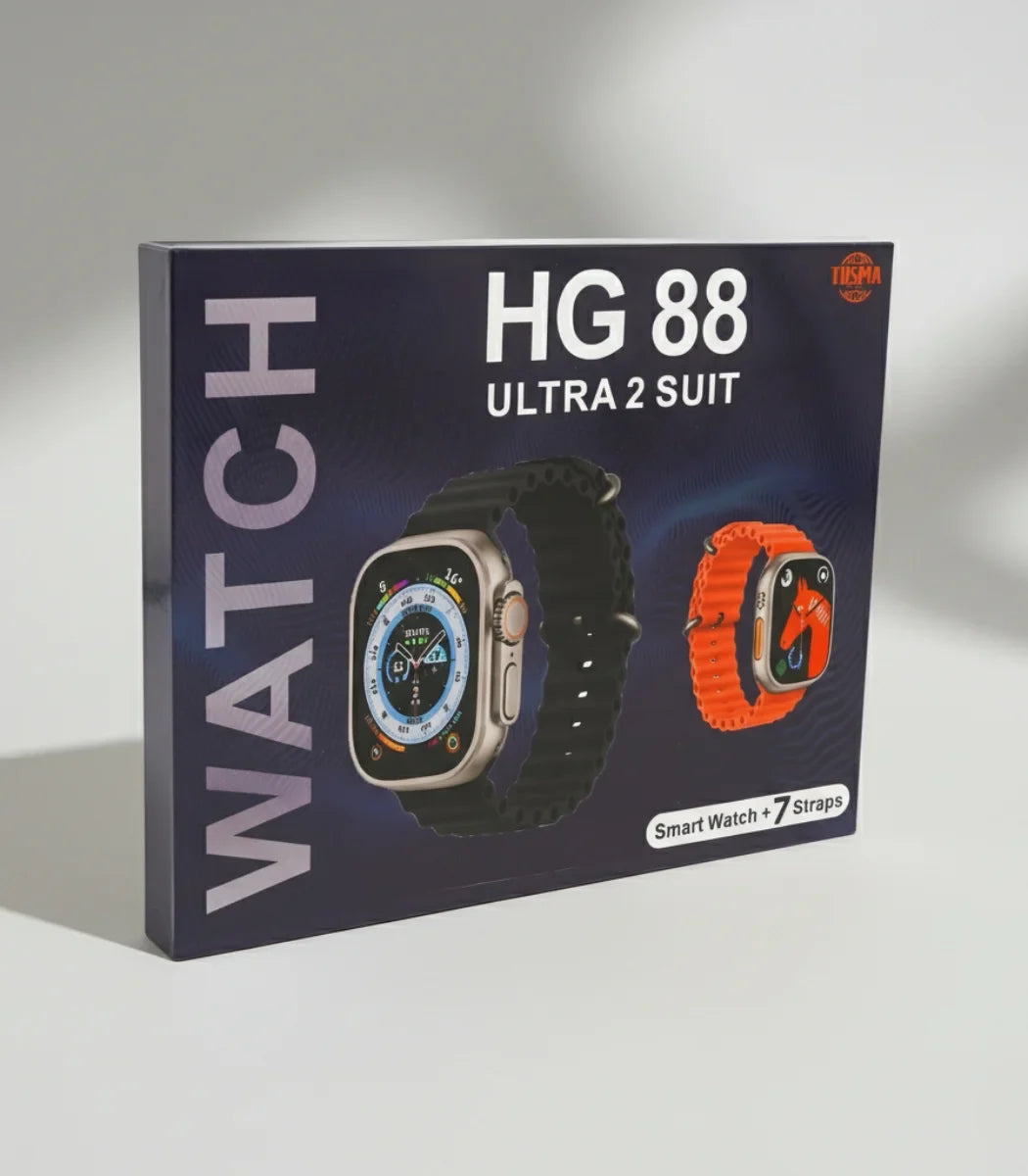 H88 Smart Watch – Bluetooth Calling (7 Straps Included)