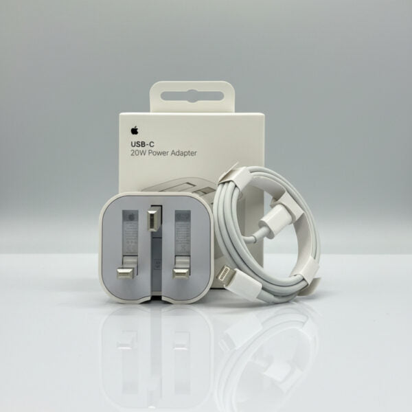 Apple 20W Charger – Type-C Cable / Lightning Cable