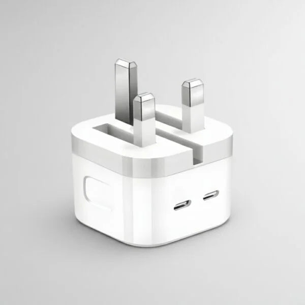 Apple 50W Dual USB-C Fast Charger with Cable