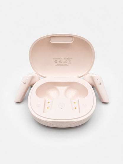 SENMAI SM-TWS103 True Wireless Bluetooth Earbuds - Pink