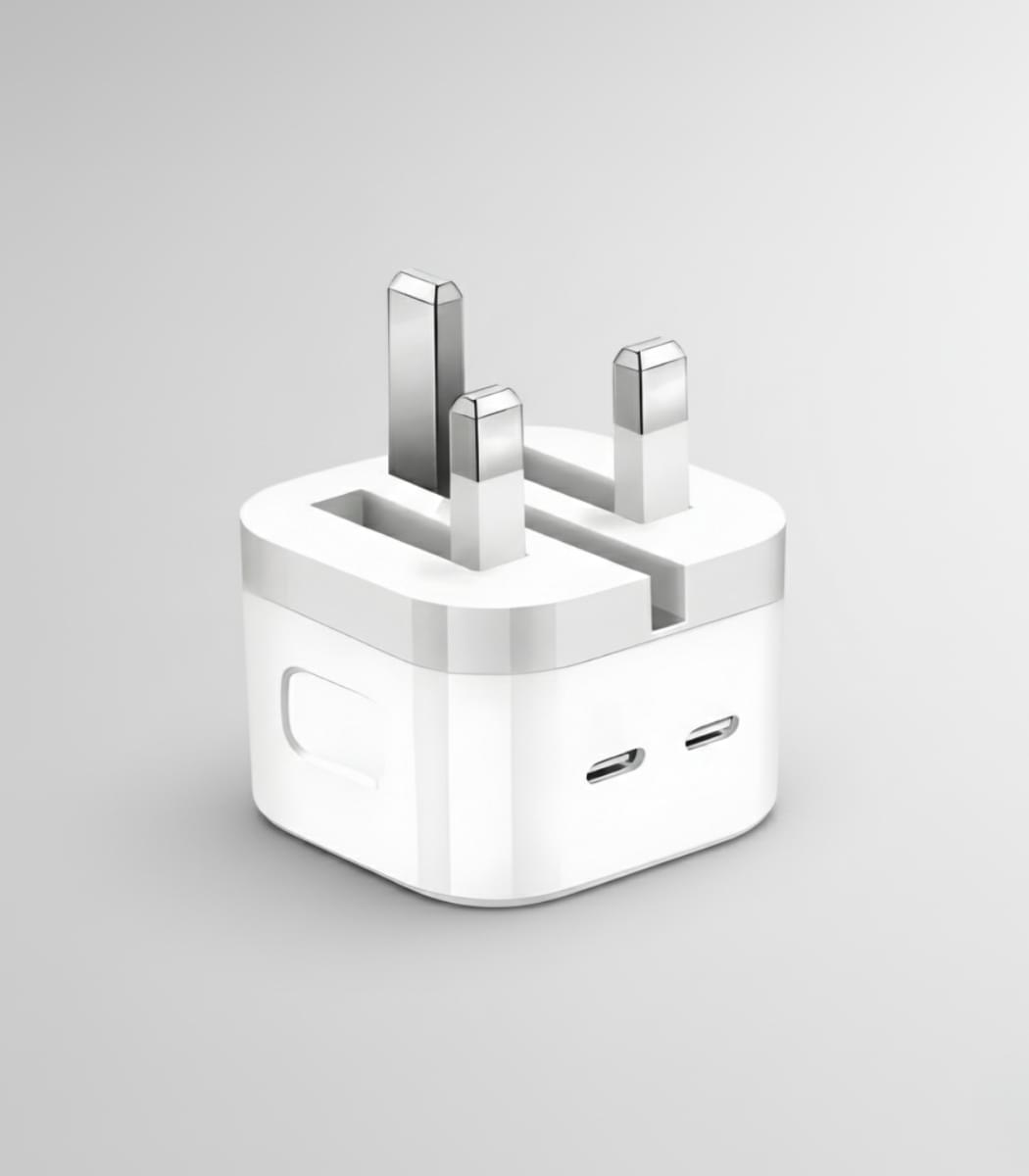 Apple 50W Dual USB-C Fast Charger with Cable - Image 1