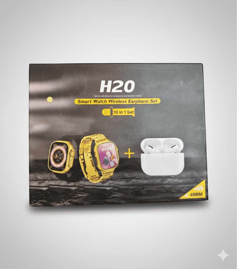 H20 Smart Watch (Bluetooth Calling + Fitness Tracker)