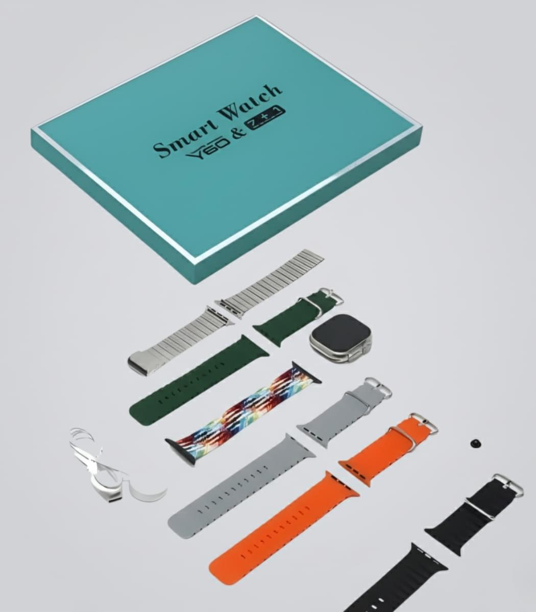 Y60 Smart Watch – Bluetooth Calling (7 Straps Included)